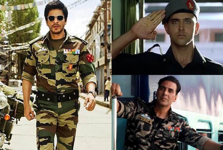 Akshay kumar to shah rukh khan Bollywood actors who owned army uniforms