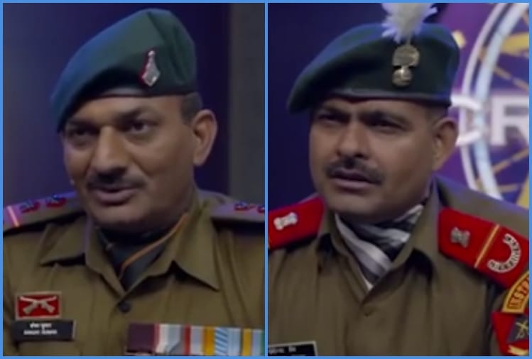 Kbc 12 amitabh bachchan show subedar major yogendra singh yadav and subedar sanjay singh won 25 lakh