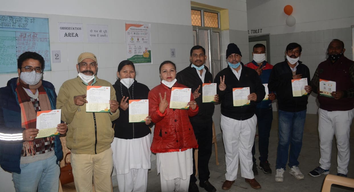 62 percent covid vaccination in moradabad in second round