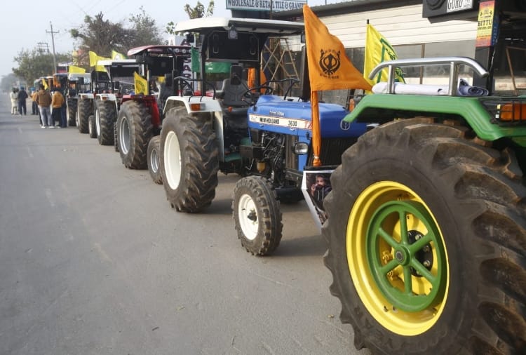Tractor march started in chandigarh