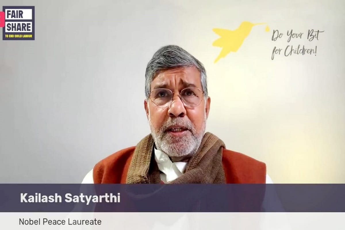 Nobel prize winner Kailash Satyarthi started Fair Share For Children campaign