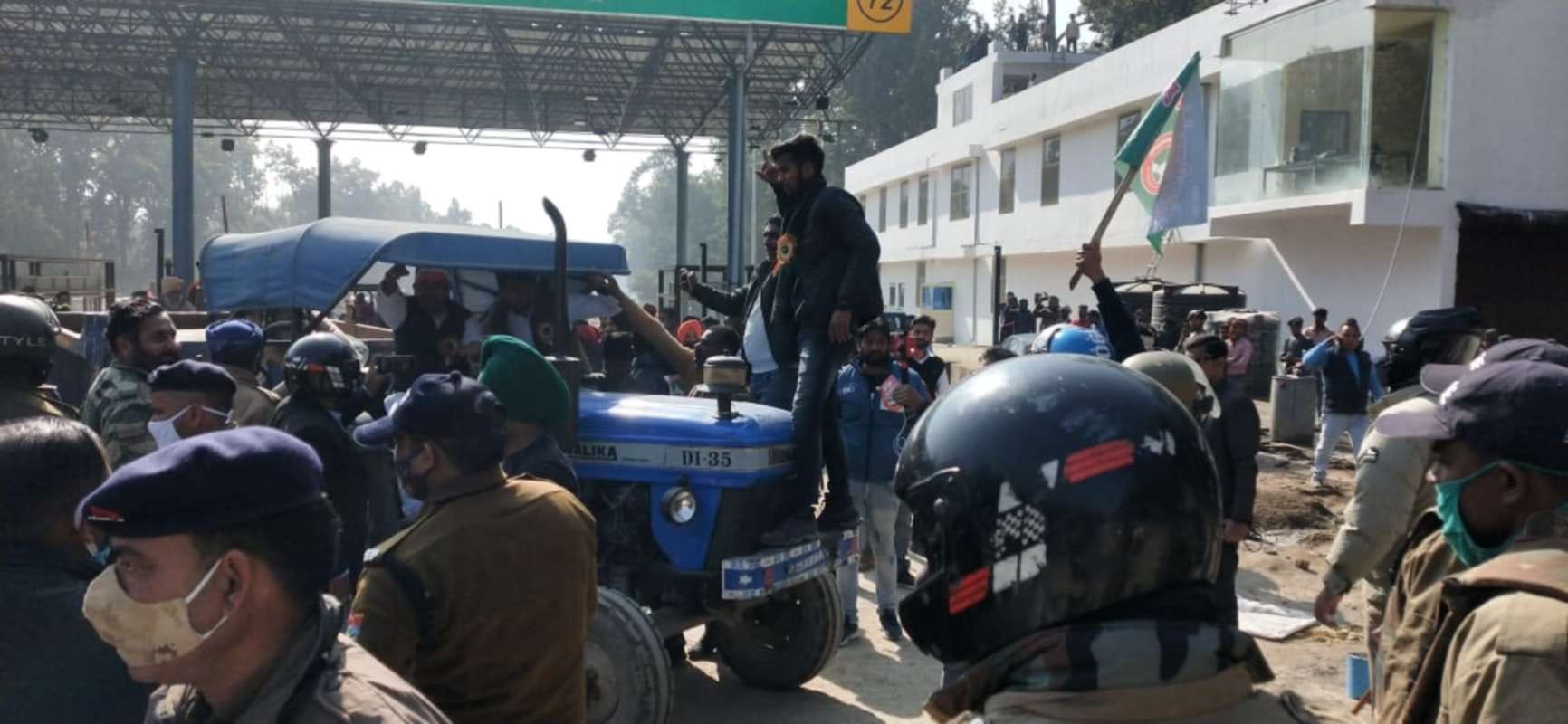 kisan andolan in uttarakhand latest news: farmers rajbhawan march in dehradun photos