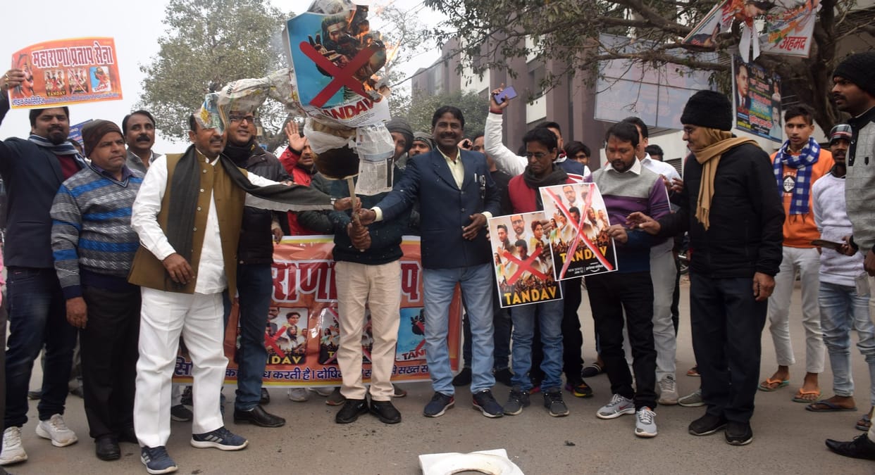 Ali Abbas and Saif Ali Khan's effigy burnt