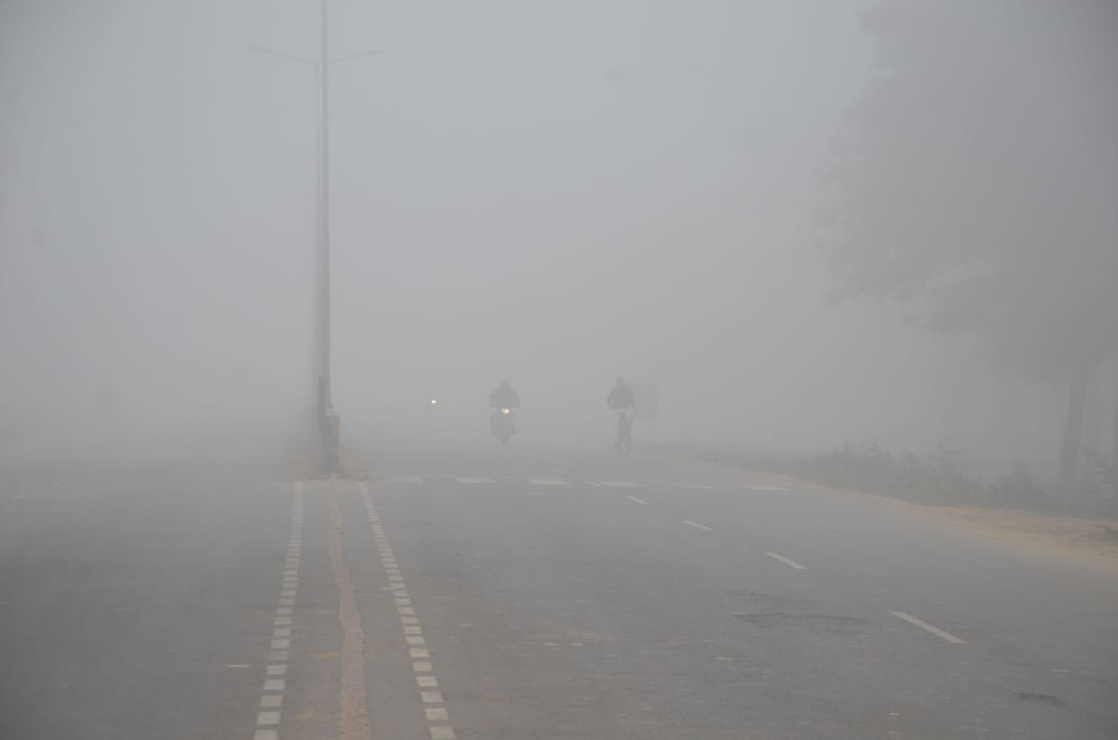 Life is unhappy due to shivering cold