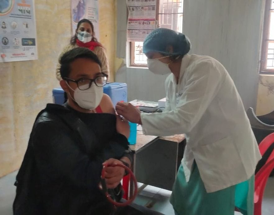 90 vaccinated in Ladbharol Hospital