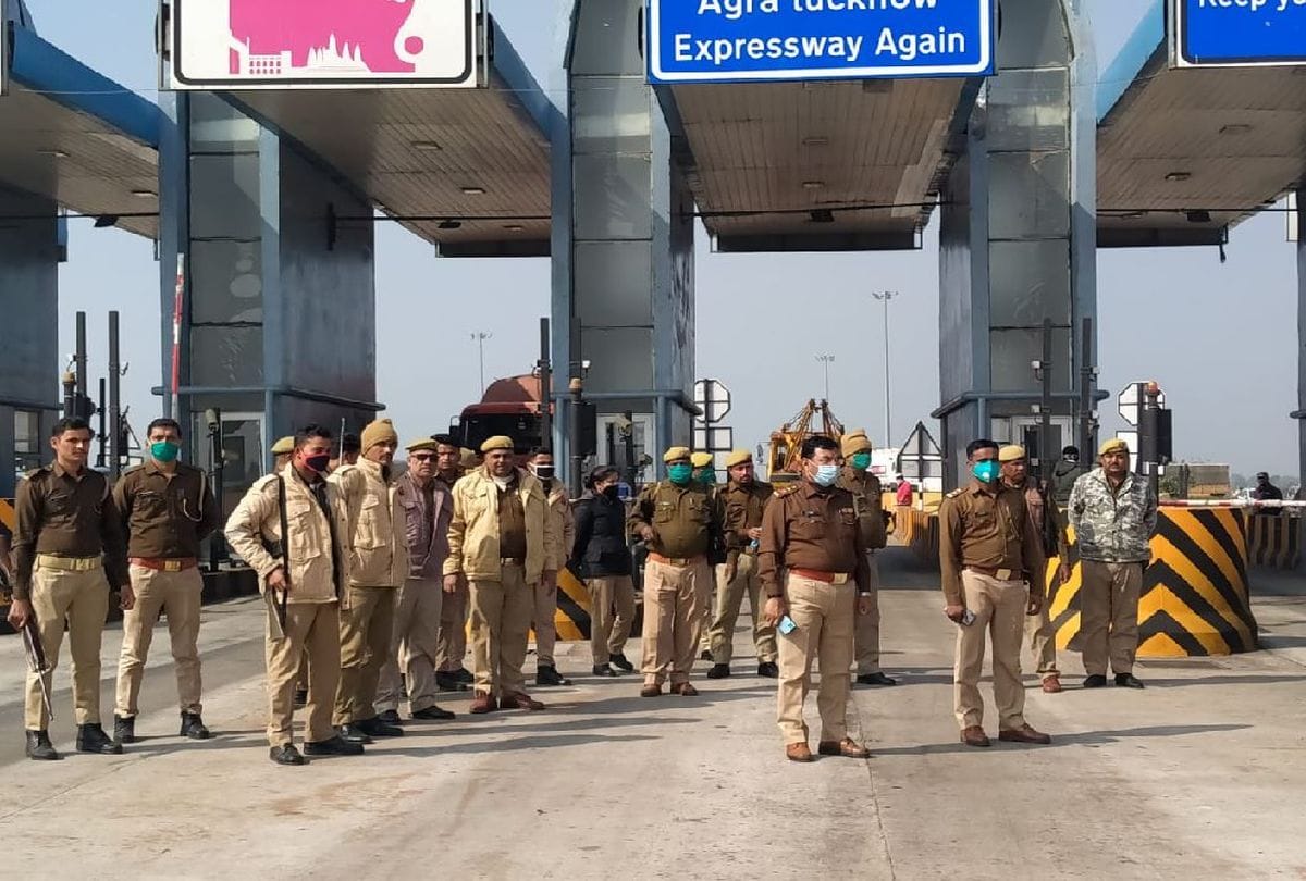 police alert over farmers tractor parade in agra