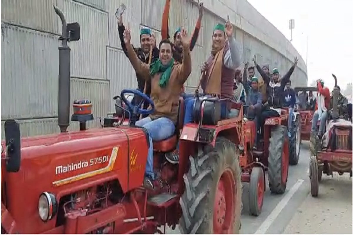Saharanpur News: Police have stopped to farmers on UP border before reaching Dehradun