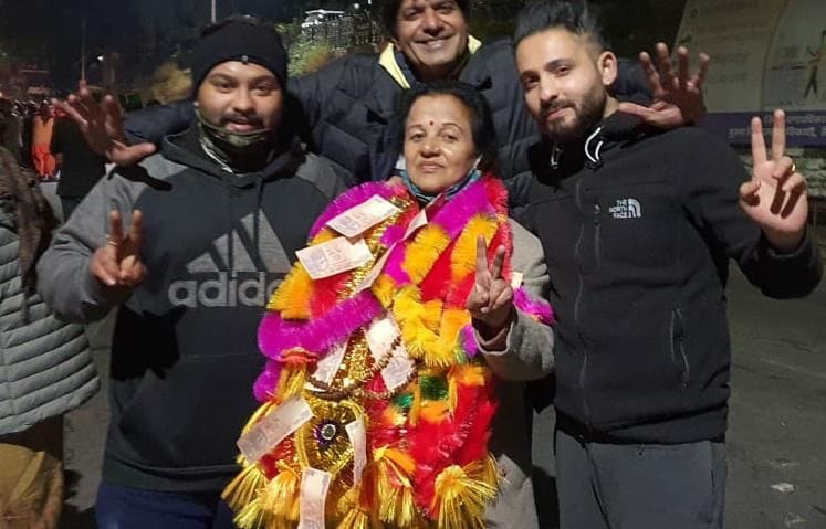 congress winner in Rampur Zila parishad election