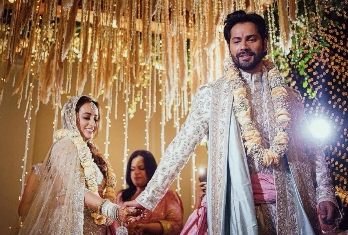 Varun dhawan and natasha dalal wedding then and now photo viral on social media