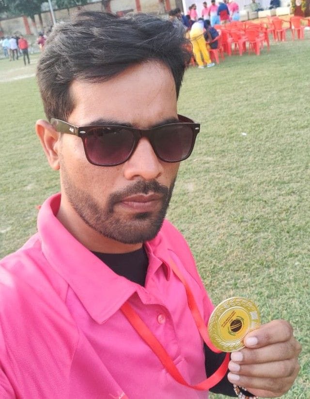 Sandeep selected in blind cricket team of state