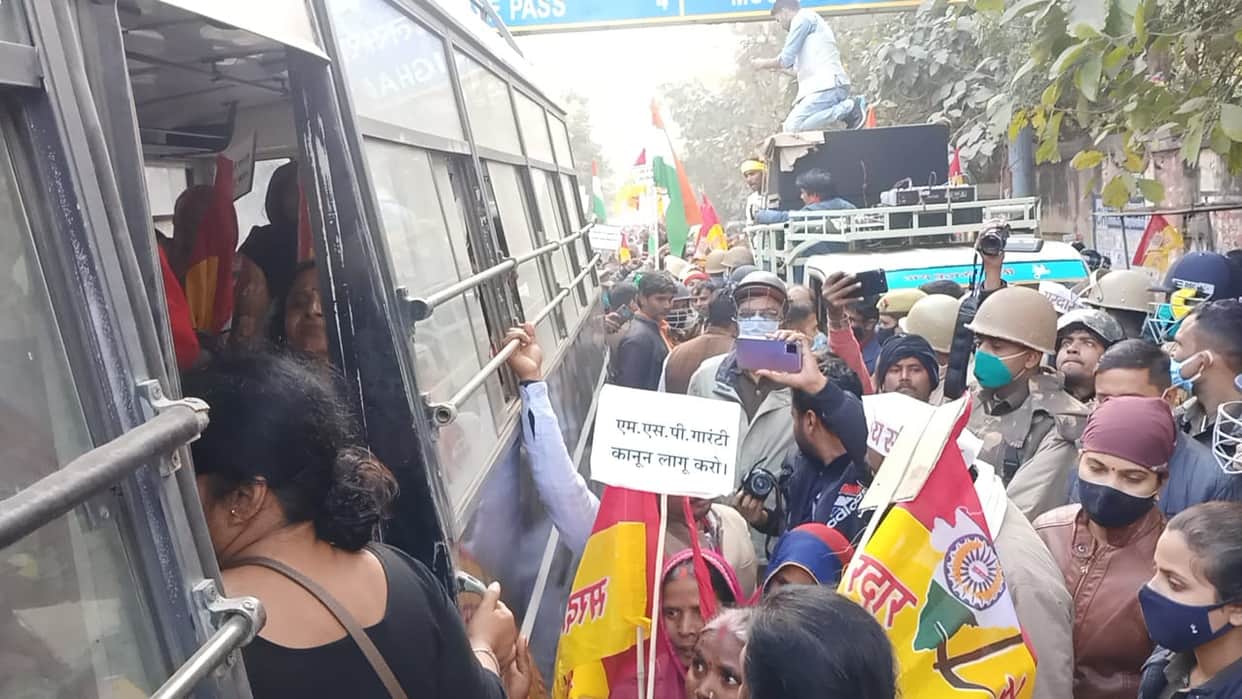 150 farmers arrested for protesting against new agricultural laws