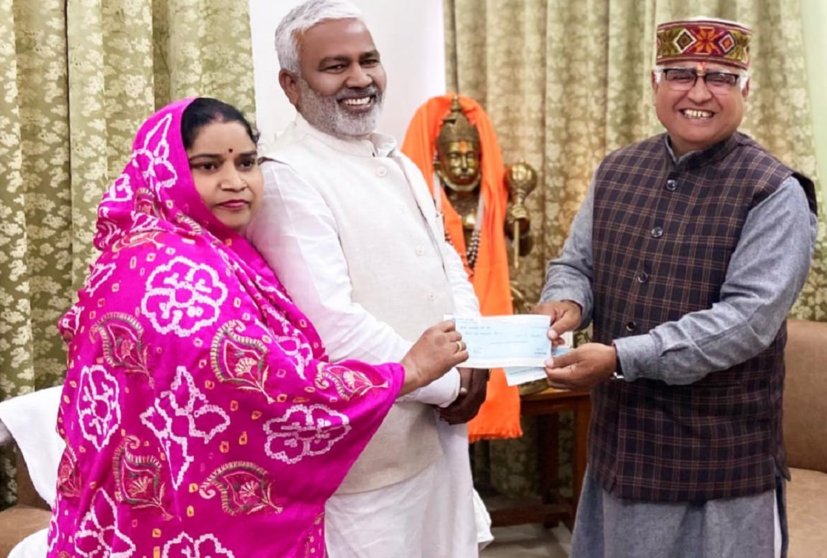 Swatantra Dev donated one lakh for the construction of Ram temple