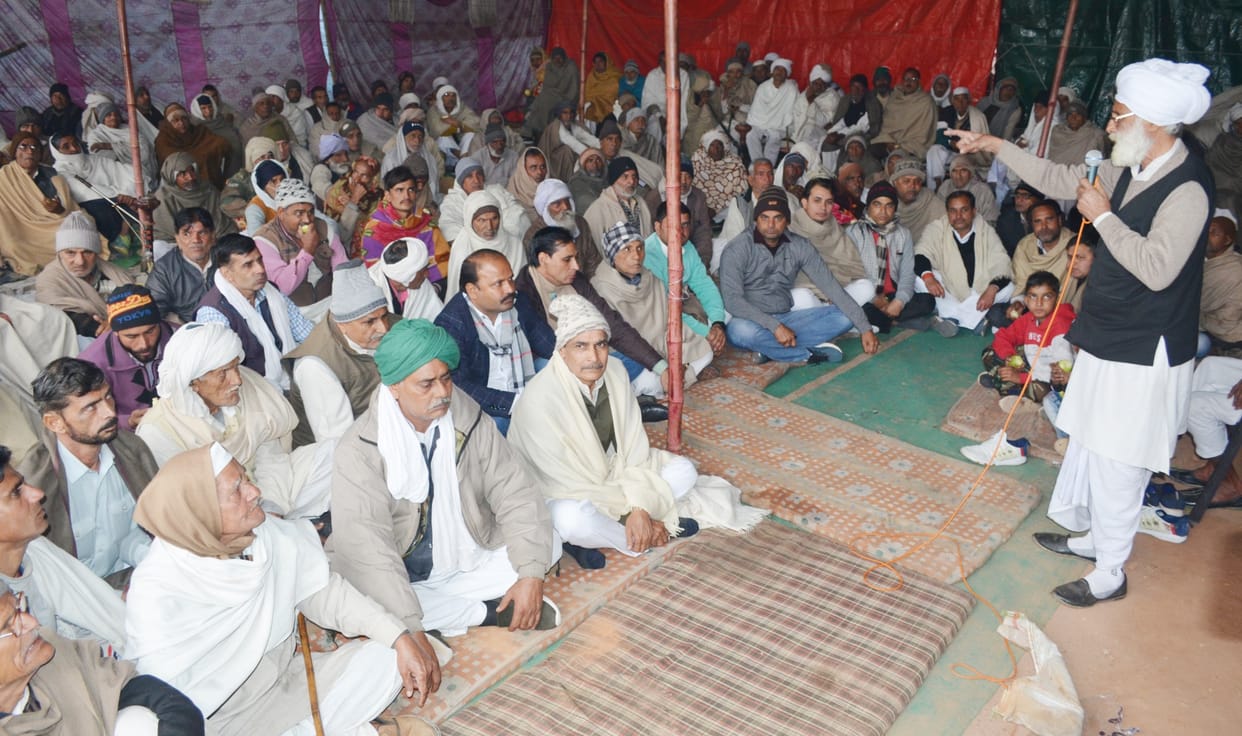 Farmers are not bowing down to the government