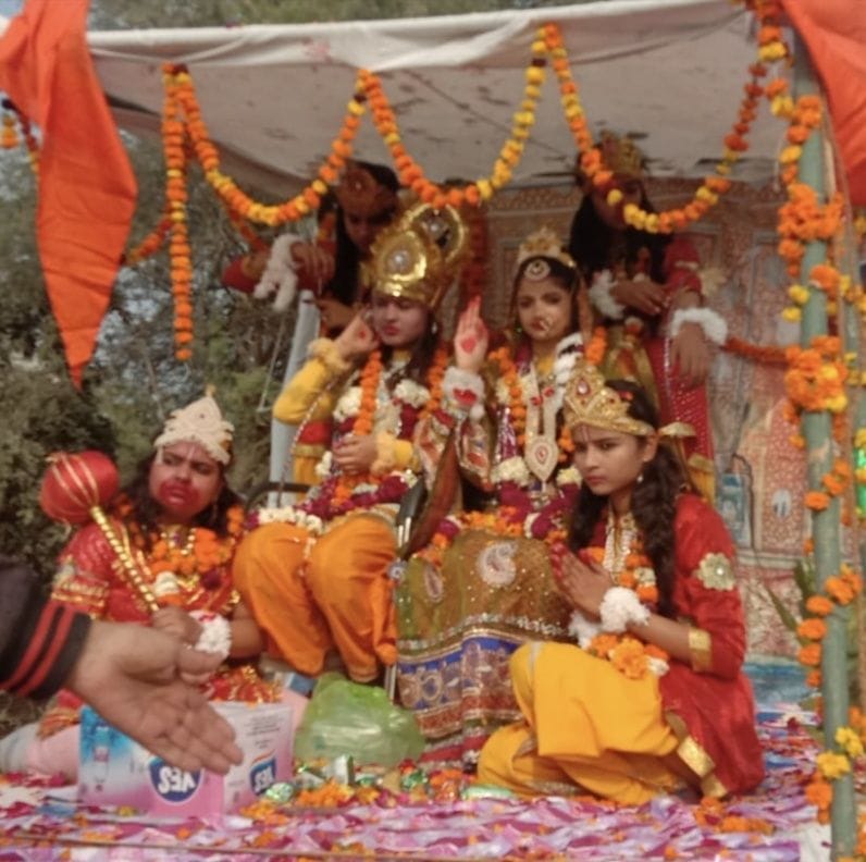 Jai Shree Ram's Jayakare in procession