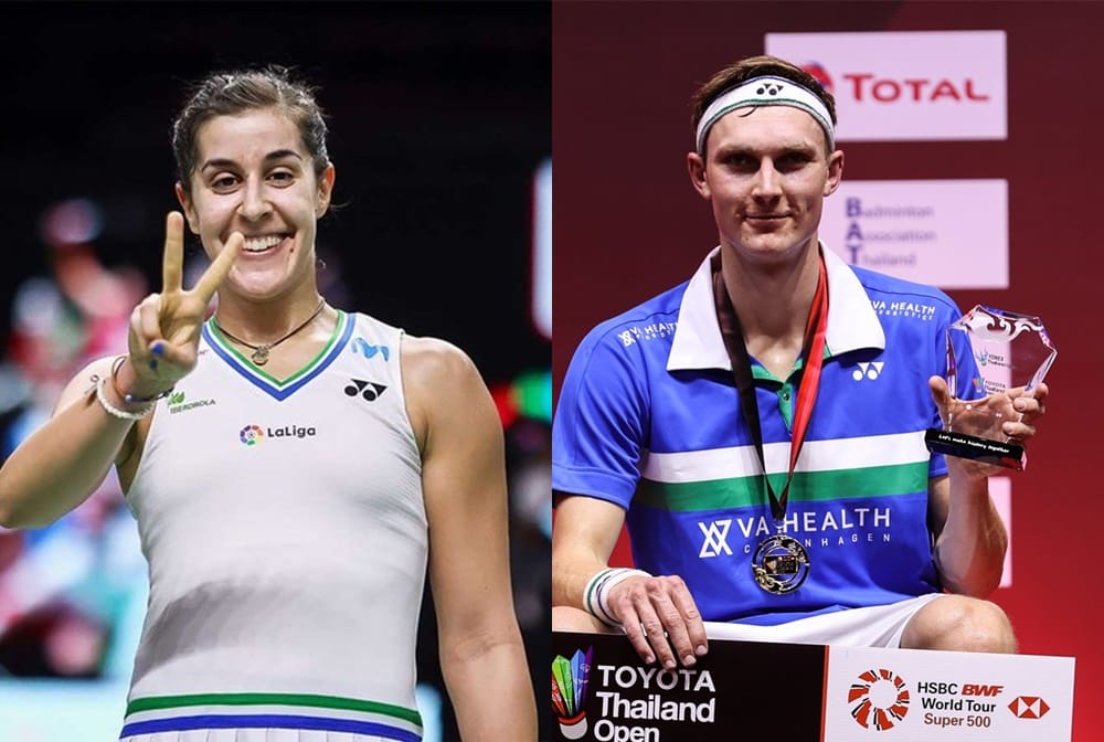 Carolina Marin and Viktor Axelsen claims back-to-back badminton titles in Thailand 