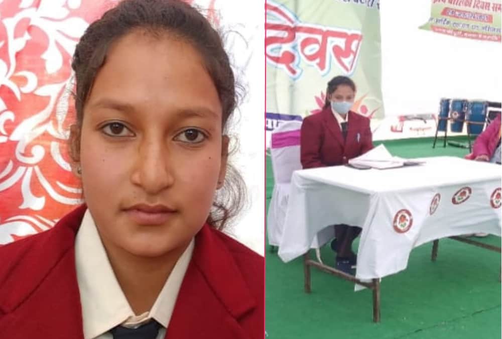 Girl child day 2021: Uttarakhand Champawat Student Nikita Become One Day District Magistrate