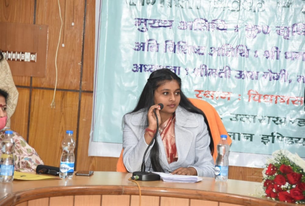 National Girl Child Day: 24-year-old Srishti Goswami is Uttarakhand CM for one day; reviews govt functioning