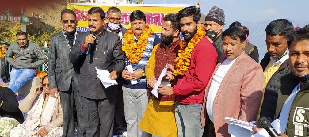 Many left BJP-Congress and joined UJP