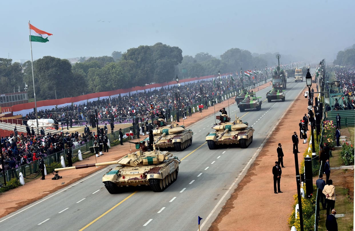 India's strength was seen from earth to sky