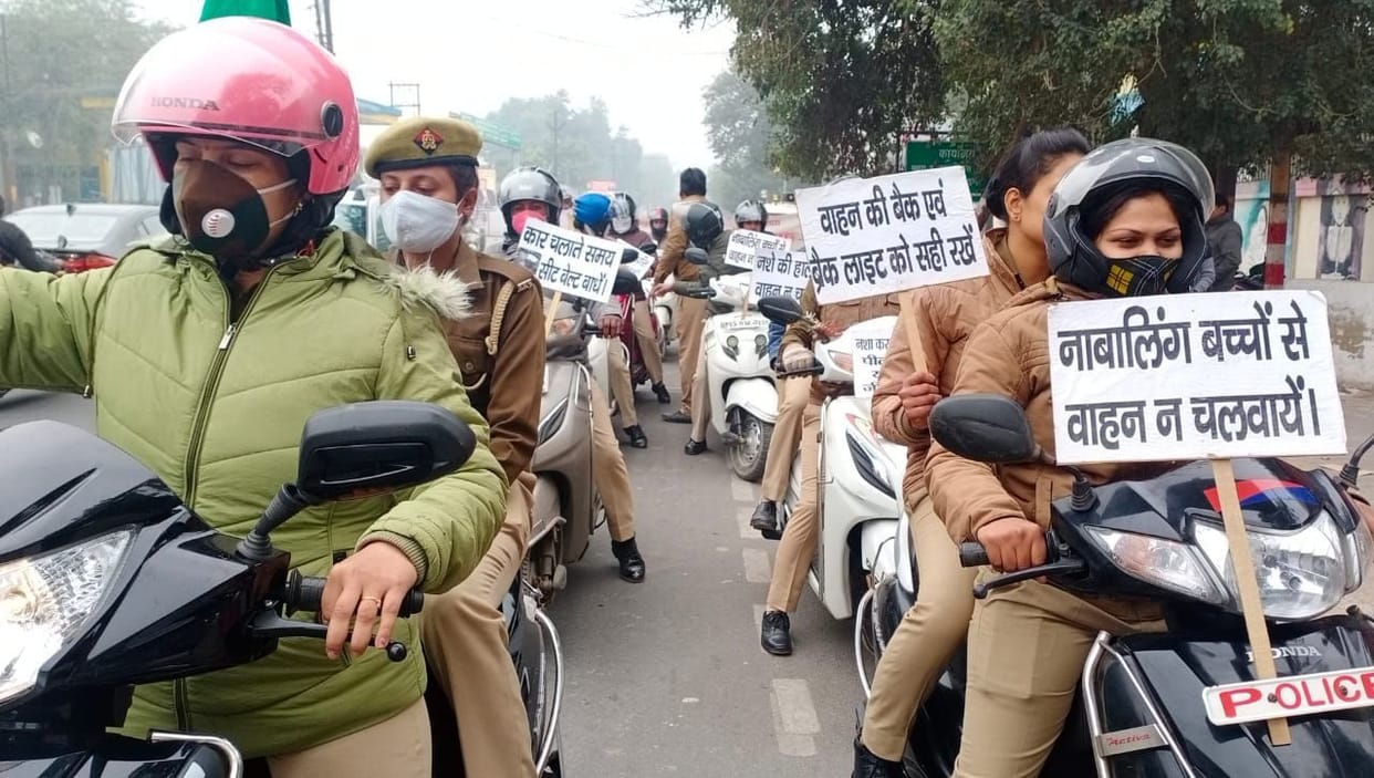 police,Road safety drive