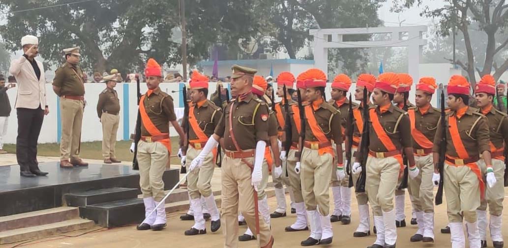 Republic Day parade rehearsed, officers and soldiers gathered at parade ground