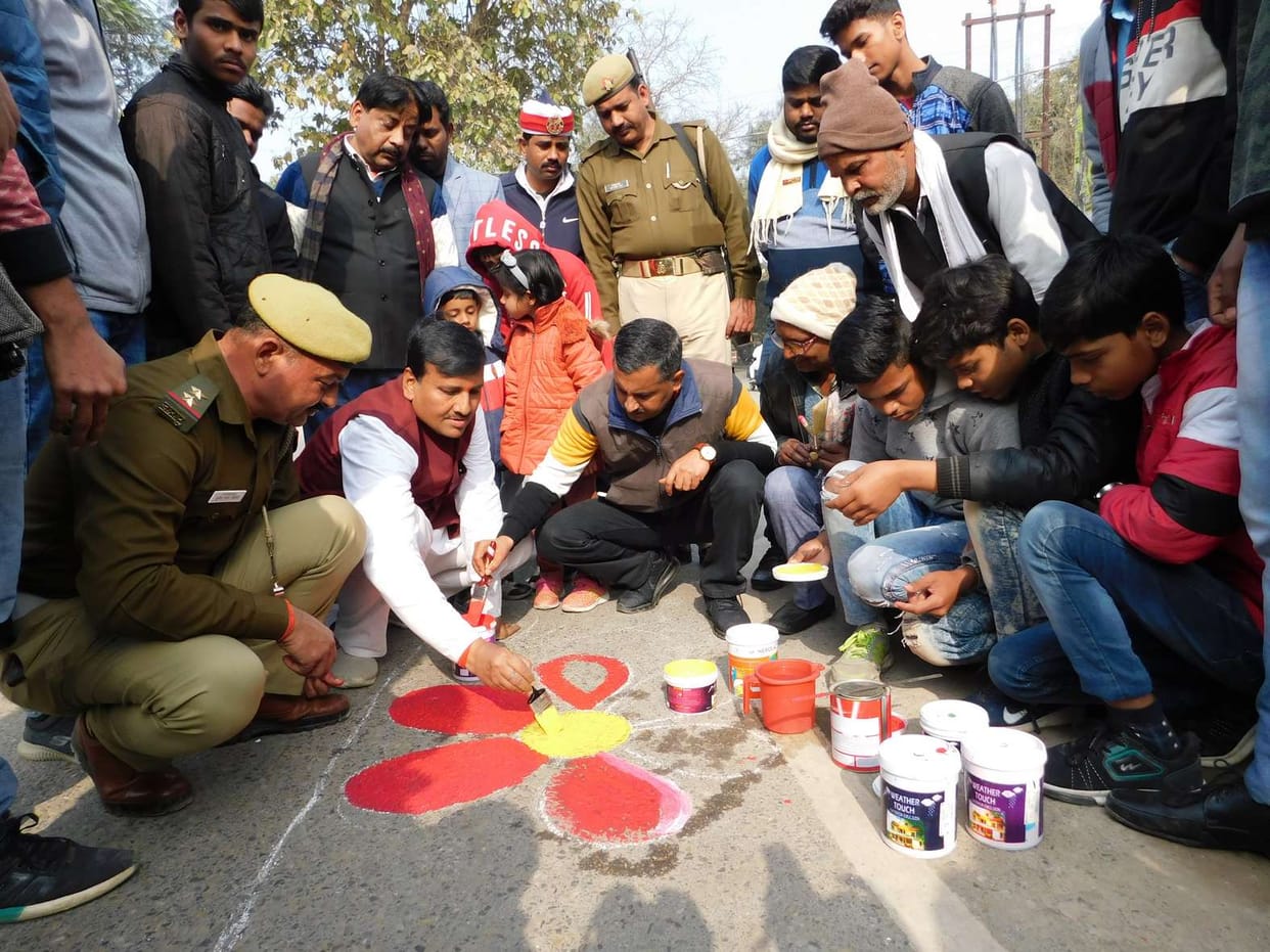 Rangoli will bring more splendor to the beauty of squares