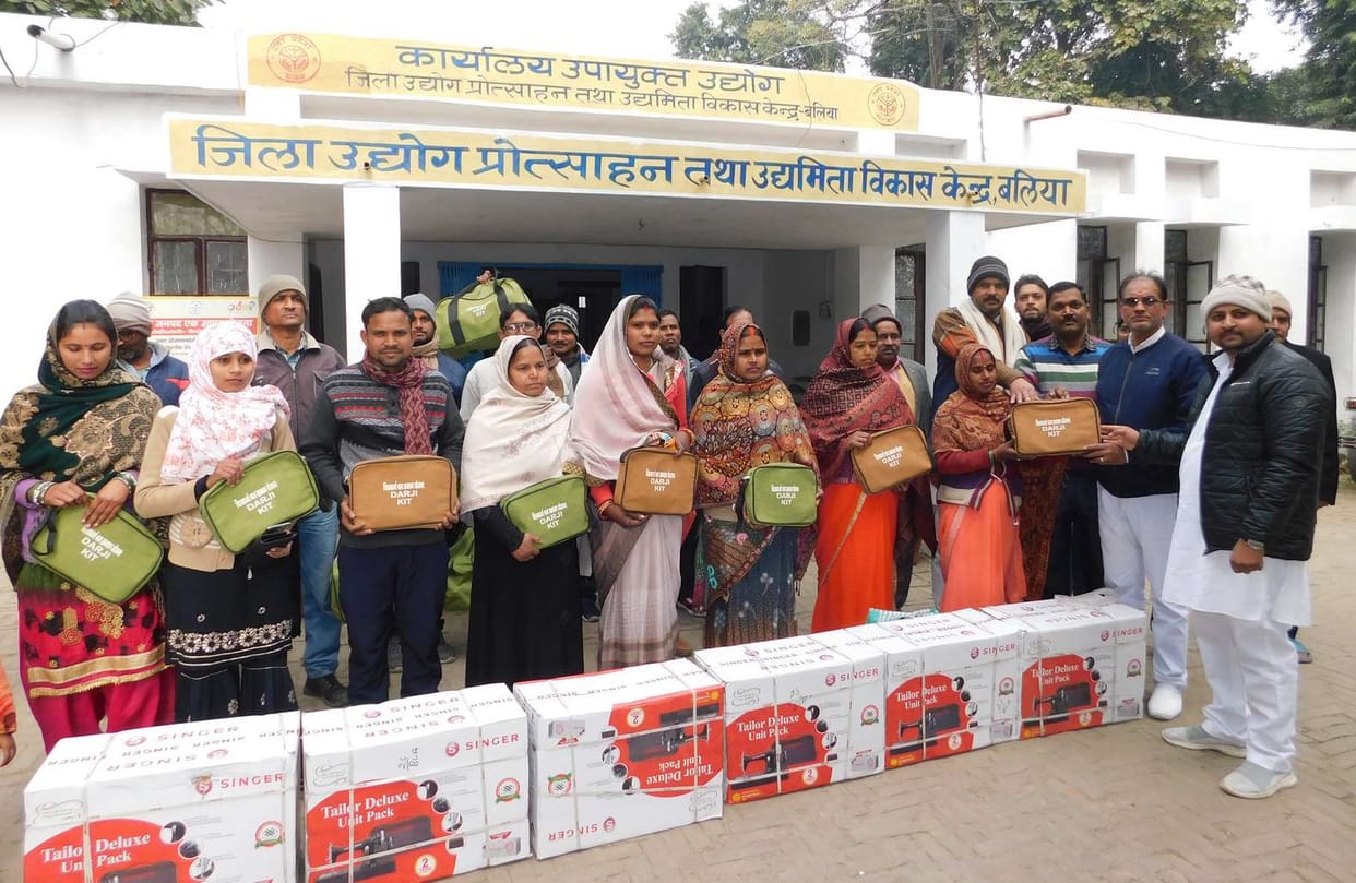 Tool kit distributed among the recipients of training