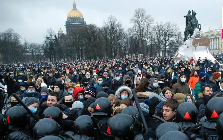 protests in Russia: Russian Opposition leader Alexei Navalny, america