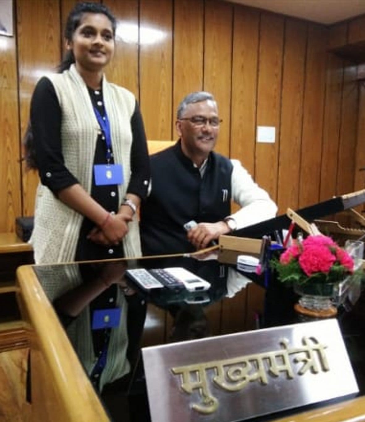 Srishti Goswami became one day CM of Uttarakhand