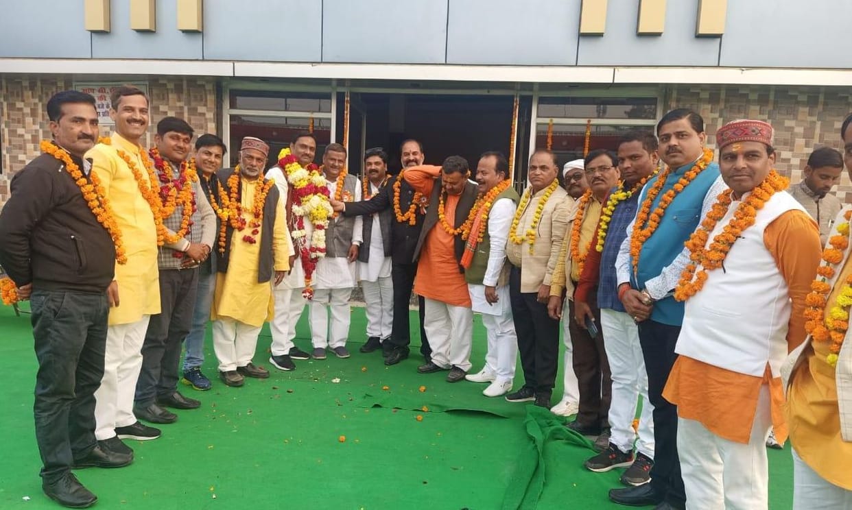 Santosh district president and Sajid became city president