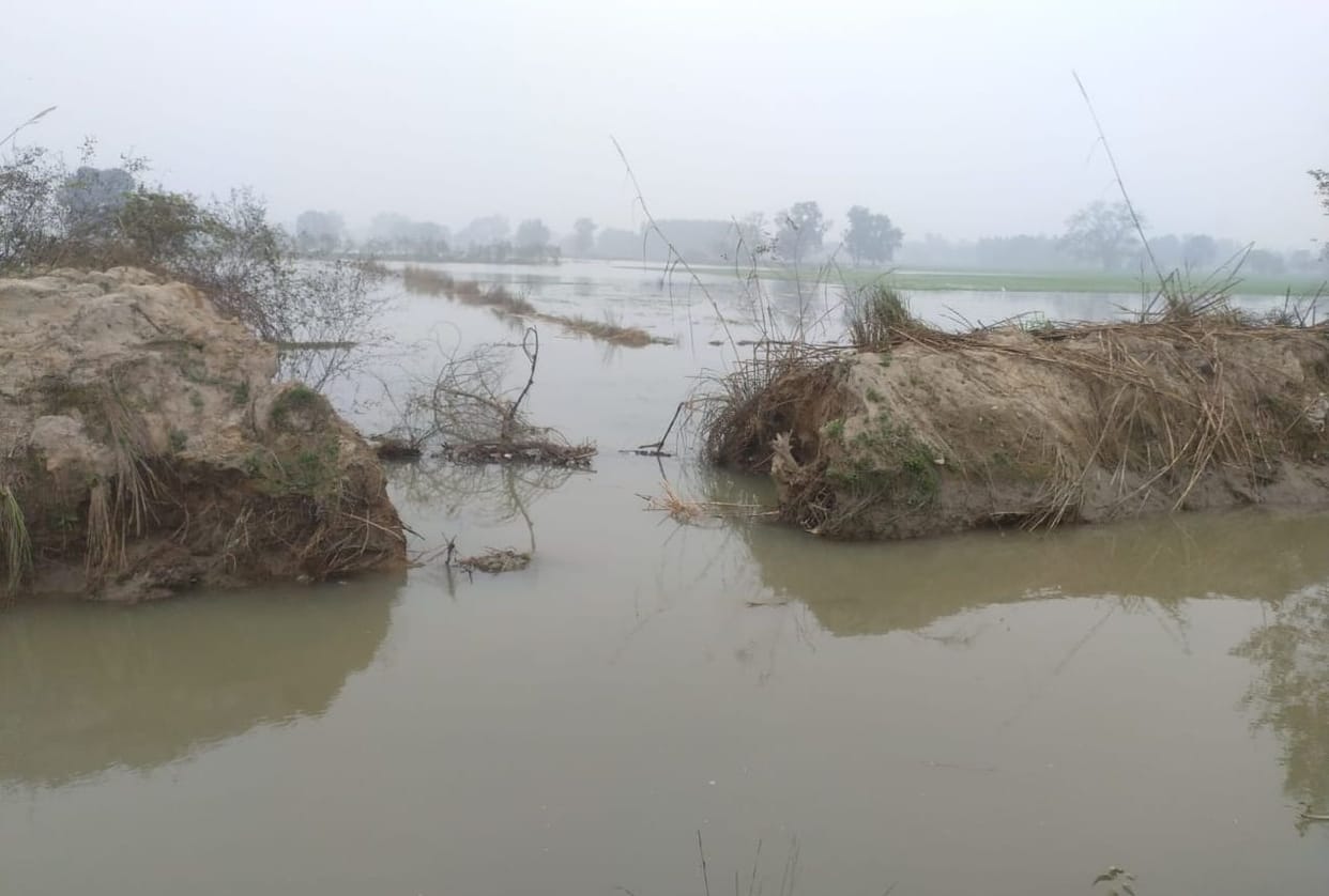 rajbaha ki patri tuti, jalmagna