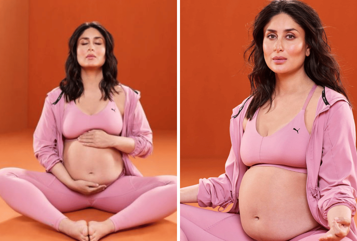 Kareena Kapoor Khan Shares Photos Of Her Baby Bump with yoga