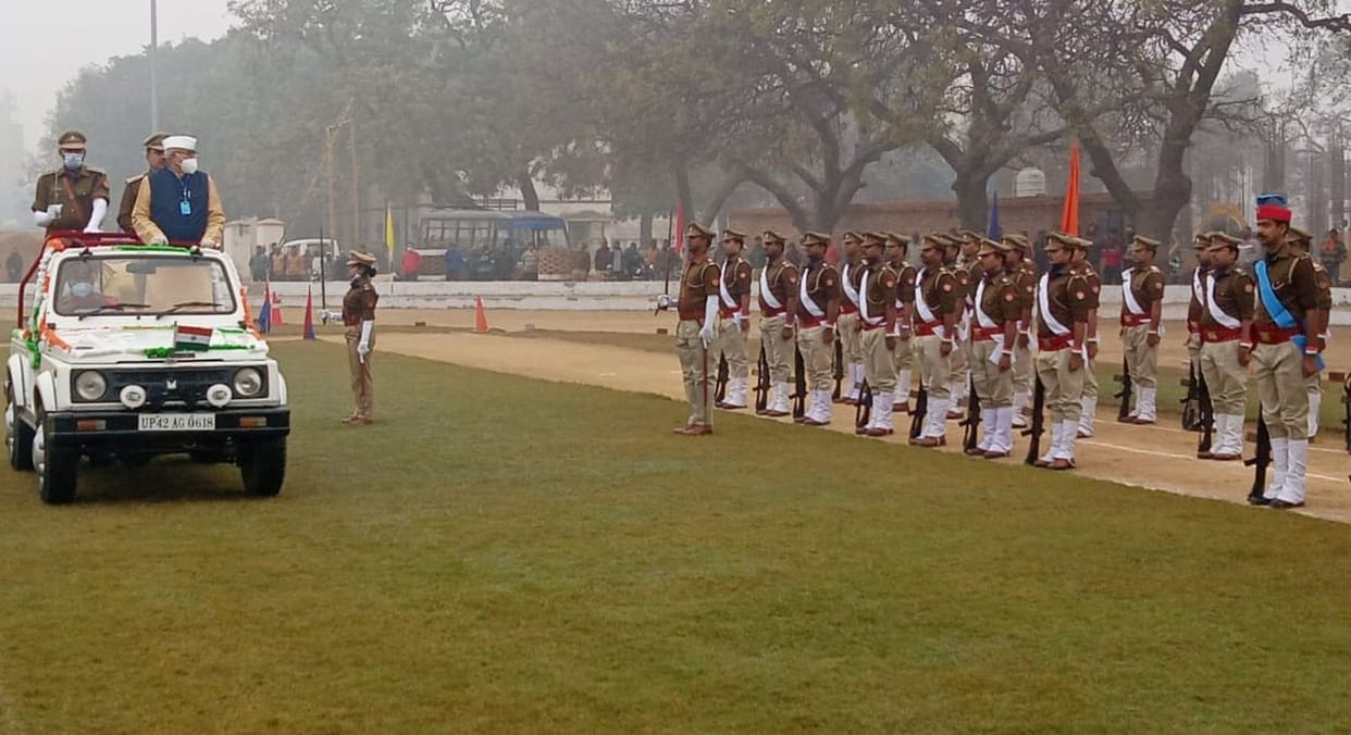 Full dress rehearsal took place in police lines