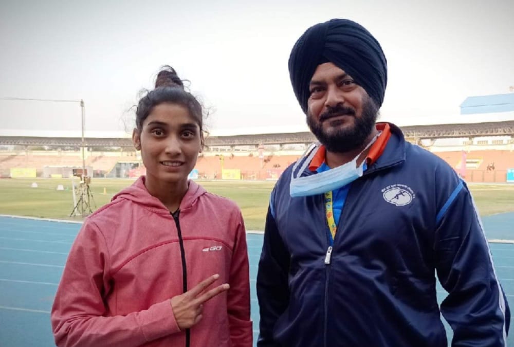 Uttarakhand Girl Ankita dhyani wins two gold with new record in National Junior Federation Cup