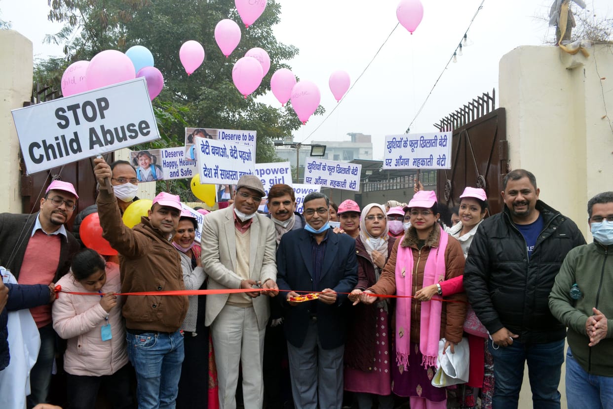 awareness rally on the ocassion fo national girls child day