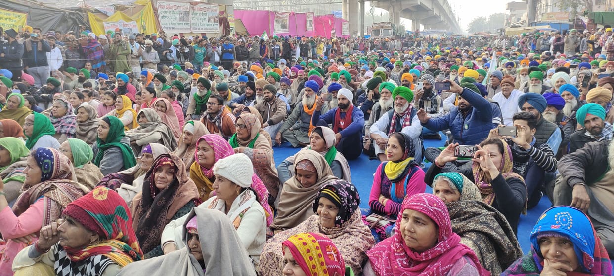 Farmer leaders are explaining to agitators