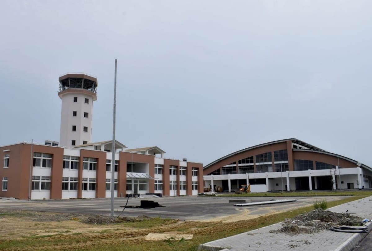 Flight preparations from Bhairahwan International Airport