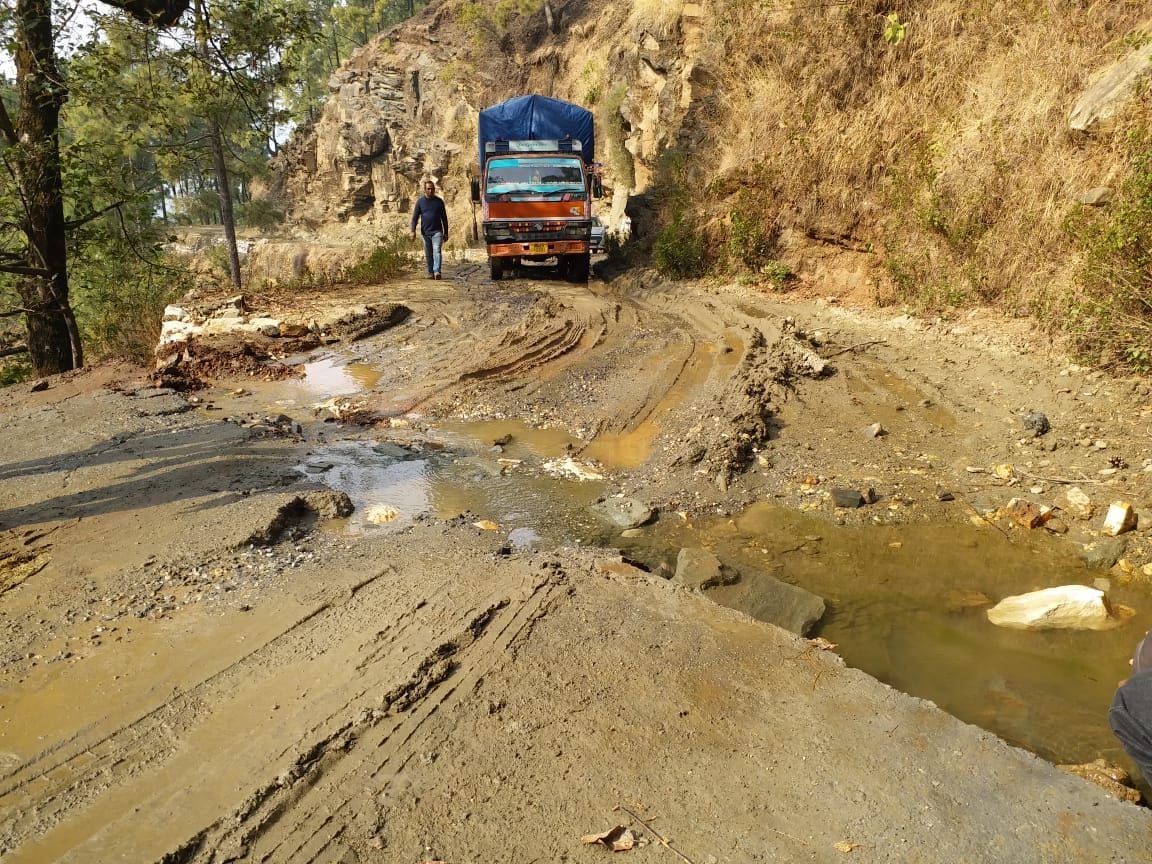 Drain-Khunouli road connecting seven villages is not operational