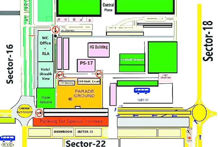Republic day 2021 : Route diverted in Chandigarh, read this news before leaving home
