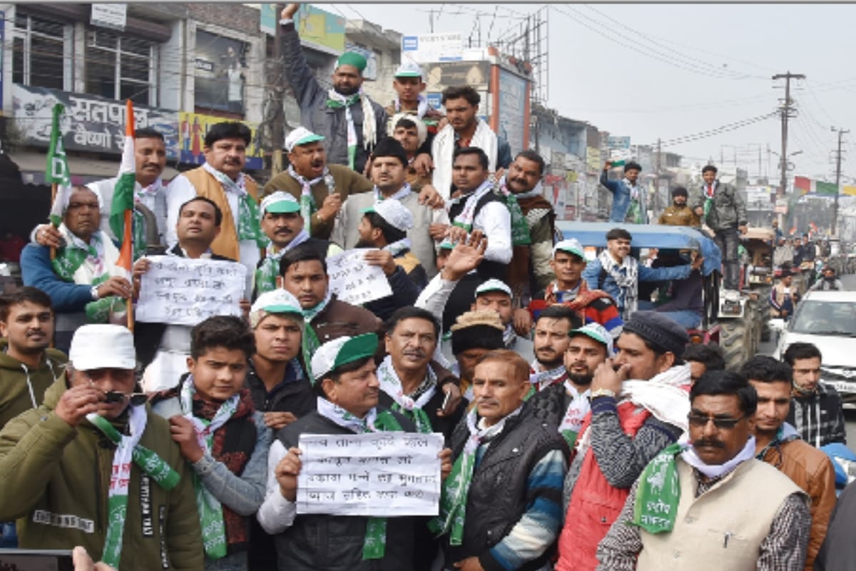 RLD held Kisan Samman Tiranga Yatra in Saharanpur