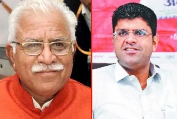 CM Manohar Lal In Panchkula And Deputy CM Dushyant Chautala Hoist The Flag In Ambala
