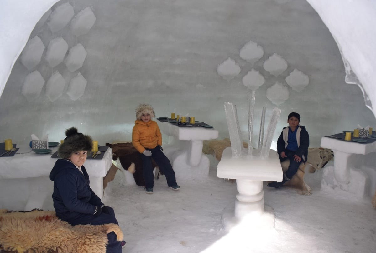 Igloo cafe of Gulmarg open for all becomes center of attraction tourist excited see photos