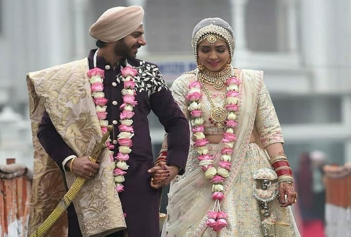 Pavitra Rishta Fame Karan veer Mehra and Nidhi V Seth Tied Knot in Delhi See Photos