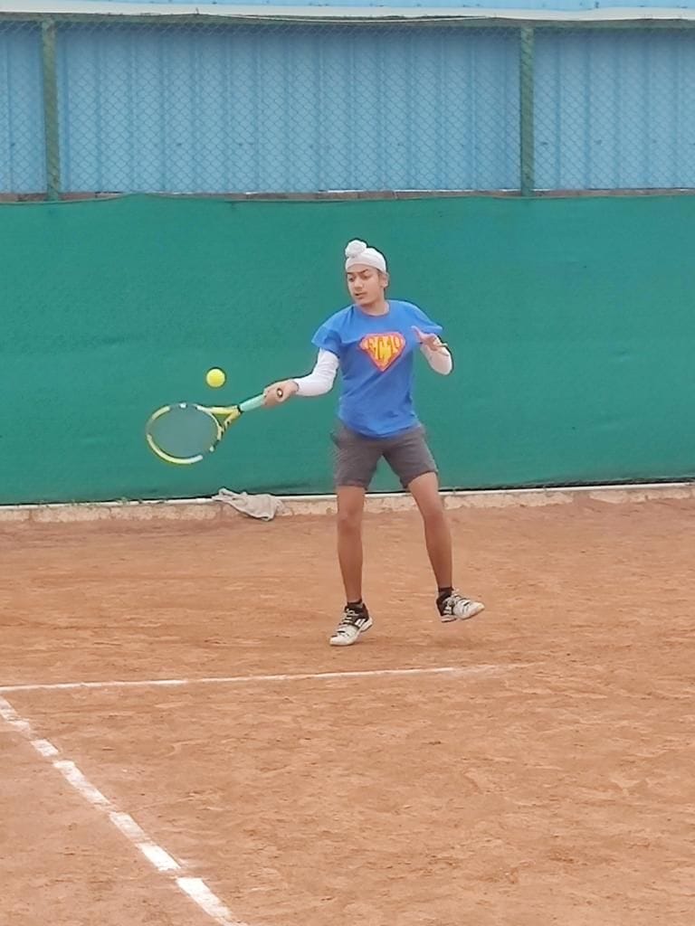 Tennis players reach man draw after winning interesting match
