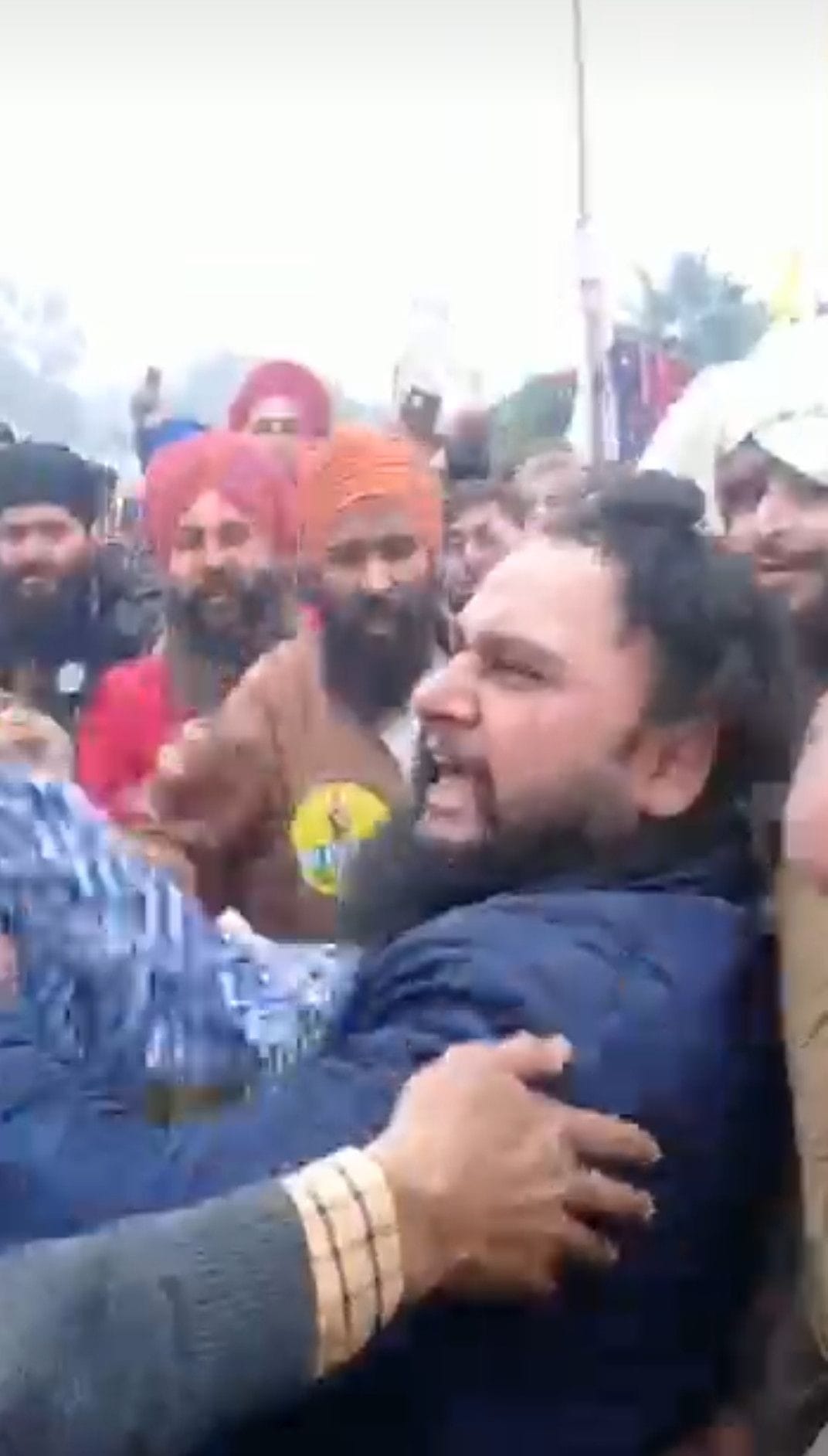 Congress MP-MLA busted, car vandalized