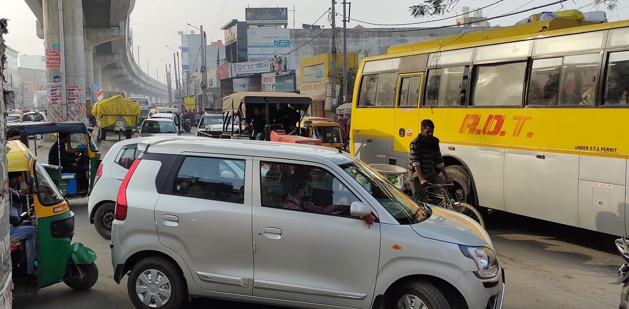 City jammed due to increase in number of tractors