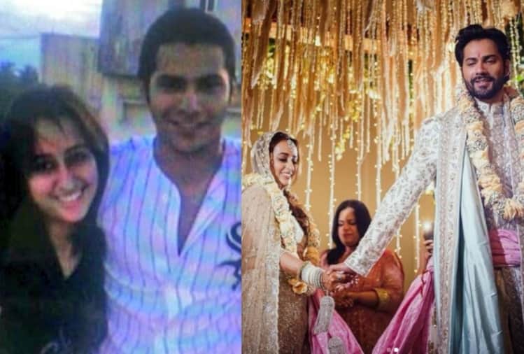 Varun dhawan and natasha dalal wedding then and now photo viral on social media
