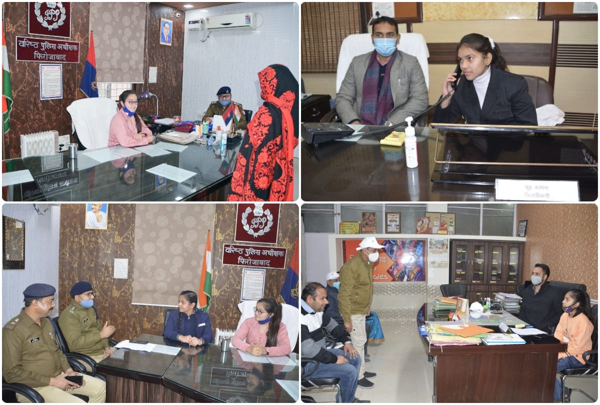 mission shakti daughters took over command of Firozabad administration for one day