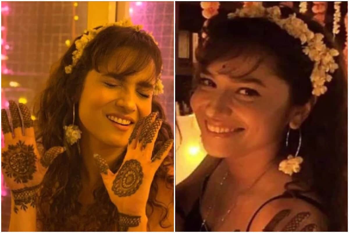 Ankita Lokhande mehndi Function on behalf of Vicky Jain Soon it will take seven rounds with my boyfriend