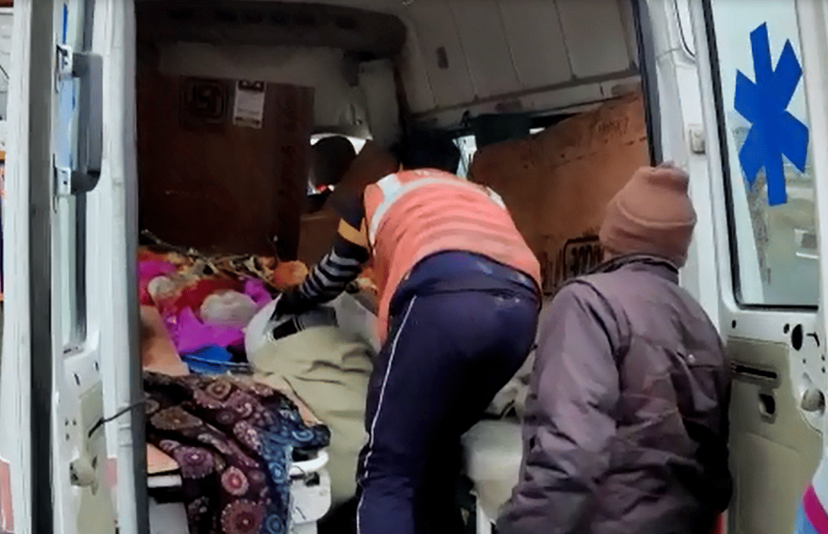 Tragic accident in Bhadohi: Five people died on spot in an ambulance collision in container carrying dead body